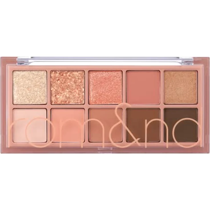 rom&nd Better Than Palette Lidschattenpalette Farbton 01 Pampas Garden, 7.5 g, hohe Pigmentierung, langanhaltend, mit Glitzer- und Metallic-Effekten – Bild 1