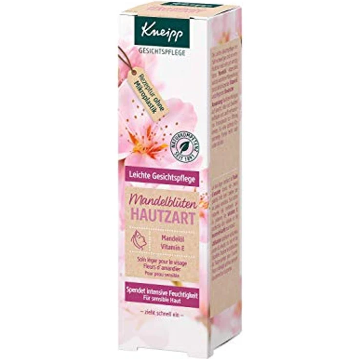 Kneipp Pflege Gesichtspflege Leichte Gesichtspflege Mandelblüten Hautzart 50 ml Tagespflege für Damen und Herren – Bild 6