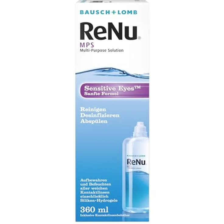 Bausch & Lomb RENU MPS Lösung für weiche Kontaktlinsen, 360 ml Flasche 
