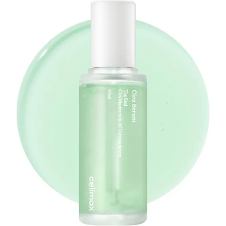 celimax The Real Cica Niacinamide AC Calming Serum, beruhigendes Gesichtsserum für empfindliche, zu Akne neigende Haut, 40 ml