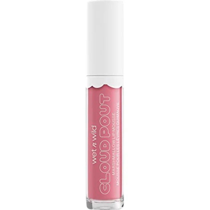 Wet n Wild Cloud Pout Marshmallow Lip Mousse, flüssiger Lippenstift in Pour Some Suga On Me, 3 ml, vegan mit Satin-Effekt – Bild 3