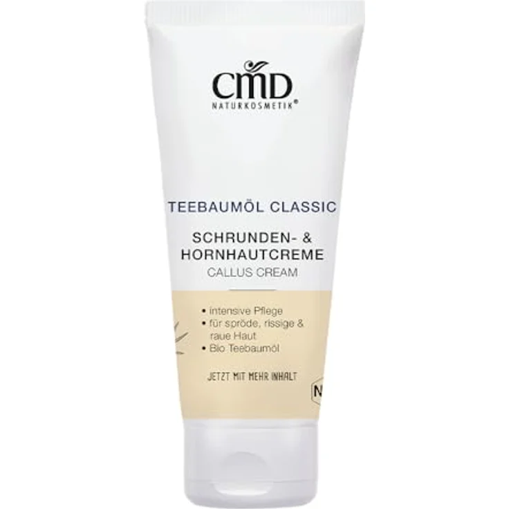 CMD Naturkosmetik Teebaumöl Schrunden- & Hornhautcreme 50ml (1), mit Avocadoöl & Bio Sheabutter, für geschmeidige Haut – Bild 2