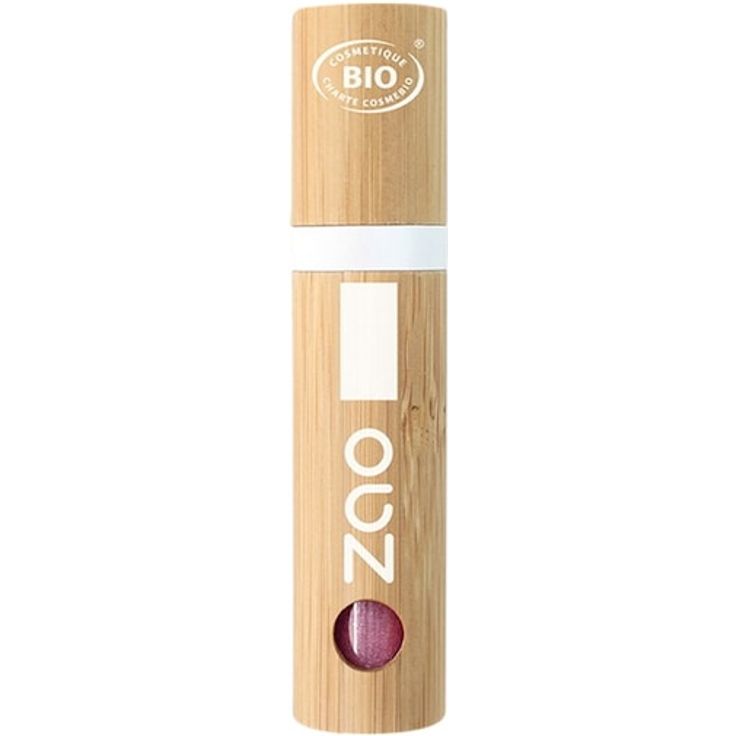 Zao Lipgloss Bamboo Gloss, nachfüllbarer Lippenpflegestift mit Bio-Inhaltsstoffen, 3,8 ml, Nude bis Pink Töne