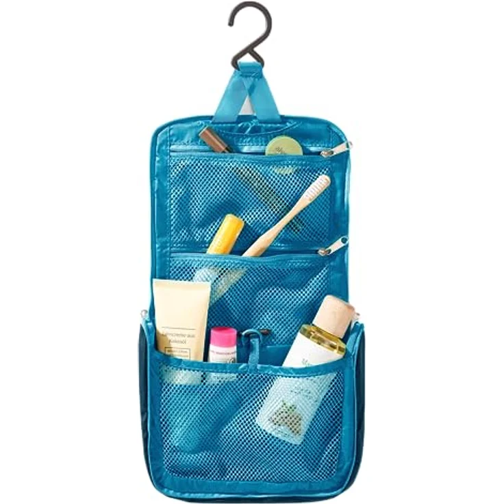 deuter Kulturbeutel Wash Center Lite I, Leichter Kulturbeutel mit viel Stauraum, blau – Bild 2