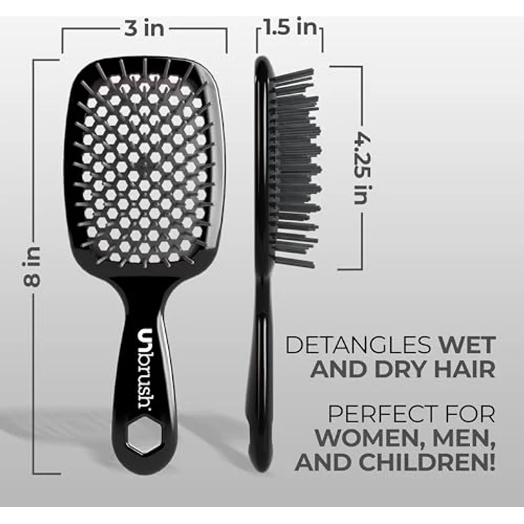 UNbrush Original Collection Detangling Hair Brush, Moonlight Detangler für sanftes Entwirren, unisex – Bild 4