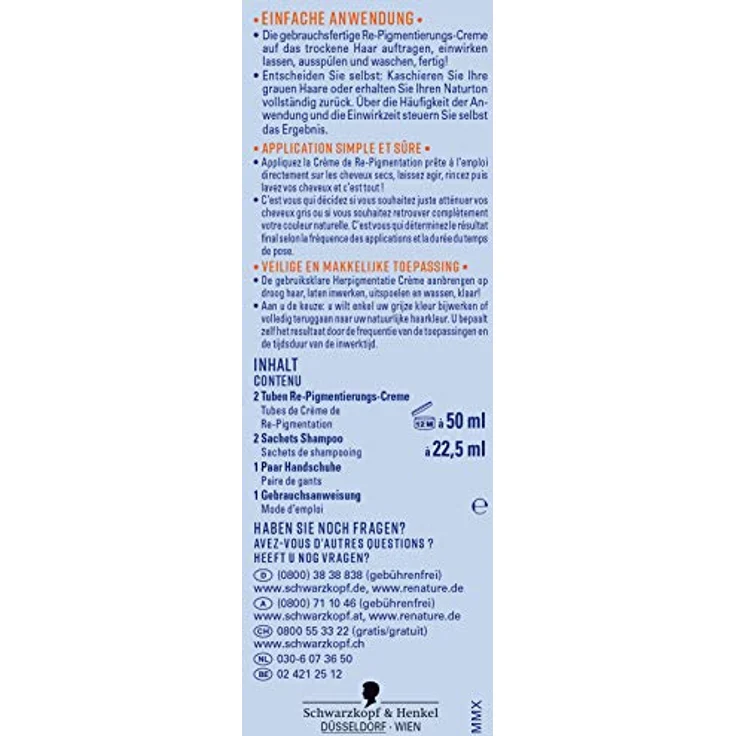 Schwarzkopf Re-Nature Re-Pigmentierung Männer Medium 145 ml – Bild 7
