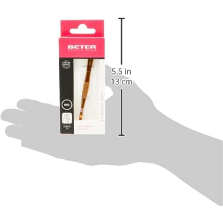 Beter PINZAS depilar punta de cangrejo cobreada 8,3 cm 1 Stück – Bild 7