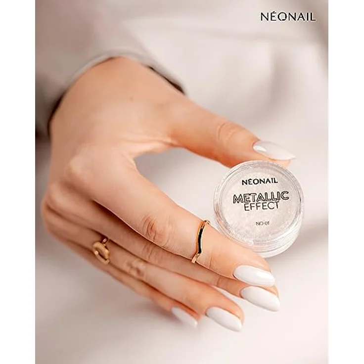 NEONAIL Powder Effect Metallic, Kunstnägel & Nageldesign Puder in Violet, 1 g für faszinierende Metallic-Effekte – Bild 5