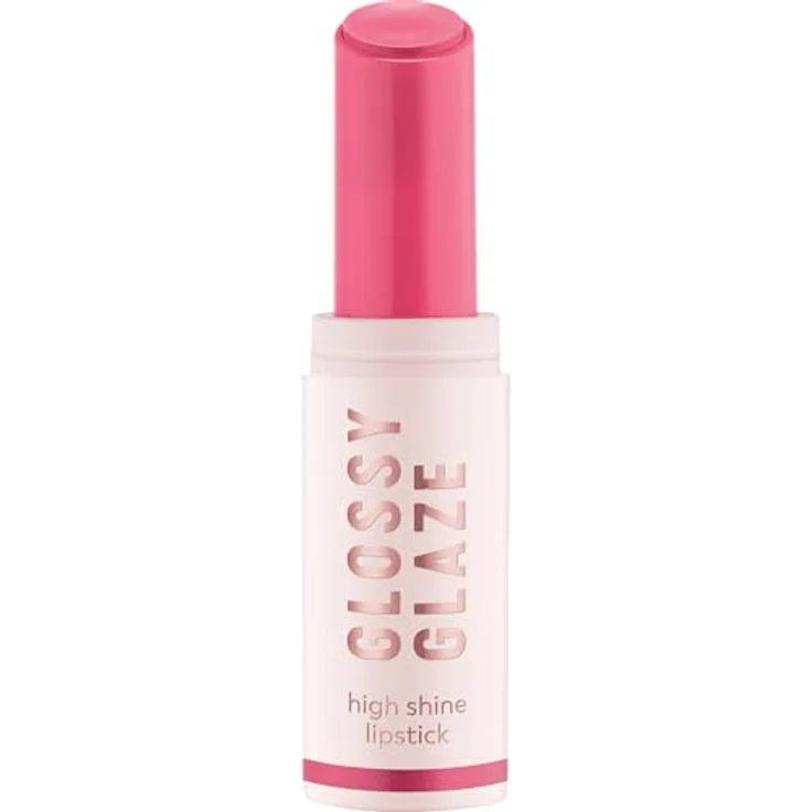 essence GLOSSY GLAZE high shine lipstick Nr. 03, hochpigmentiert, glänzend, vegan, ölfrei, 3er Pack (3x1.9g), Pink – Bild 2