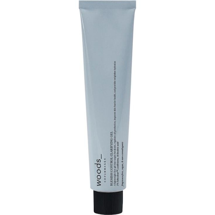 Woods Copenhagen Blemish Control Clarifying Gel, Anti-Pickel-Pflege für Unisex, 75 ml, mit Seboclear™️ und Hyaluronsäure