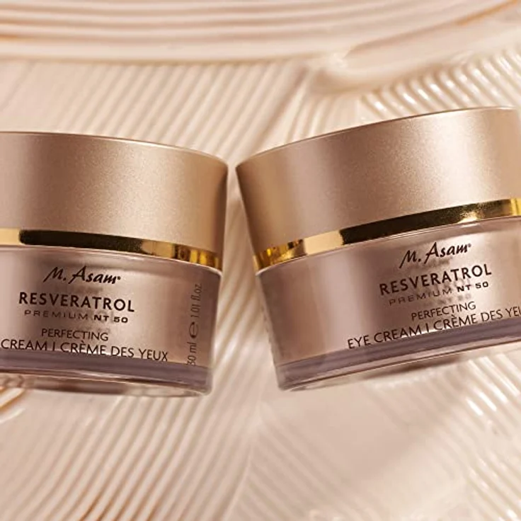 M. Asam Resveratrol Premium NT50 Perfecting Eye Cream (30ml) – Anti Aging Augencreme mit Resveratrol & Hyaluron glättet Augenfältchen, Straffende Augenpflege - Preisvergleich – Bild 3