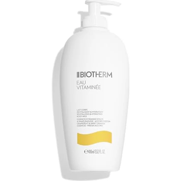 Biotherm Eau Vitaminee Body Milk, revitalisierende Körpermilch für Damen, feuchtigkeitsspendend, 400 ml – Bild 1