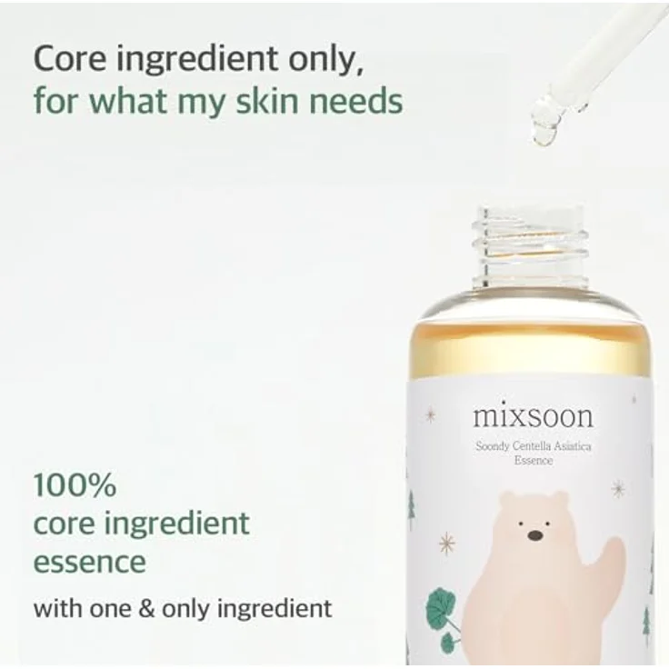 Mixsoon Soondy Centella Asiatica Essence – 100 ml, Feuchtigkeitsspendend und beruhigend – Bild 3