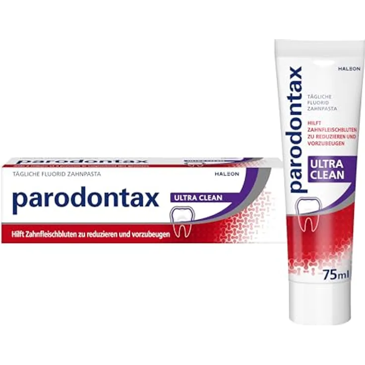 Parodontax Ultra Clean, Zahnpasta zur Reduktion von Zahnfleischbluten, 75ml