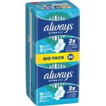 Always Ultra Binden Day Normal mit Flügeln, 24 Stück – zuverlässiger Schutz, komfortabel, ideal für den Tag