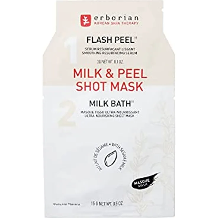 Erborian Milk&Peel Shot Mask Gesichtsmaske 15 g