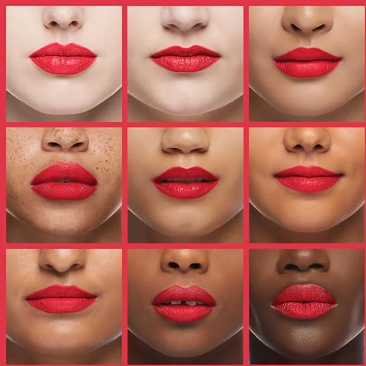 Revlon Super Lustrous The Luscious Mattes, Lippenstift mit Matt-Effekt, 024 Fire And Ice, langlebig, 4.2g – Bild 4