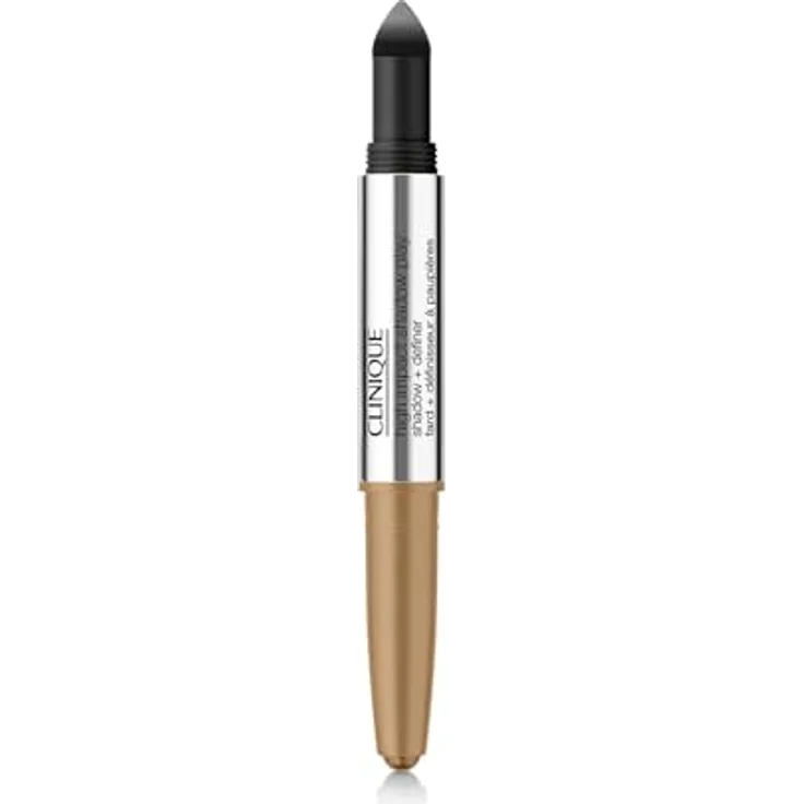 Clinique High Impact Shadow Play™ Shadow & Definer Lidschatten-Stift Duo, Farbton Sparkling Wine + Caviar, 1,9 g, langanhaltende Farbabdeckung, leichtes Auftragen und Verblenden – Bild 1