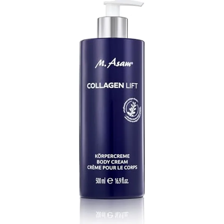 M. Asam Collagen Lift Körpercreme XXL (500ml) - Intensiv pflegende Körpercreme mit pflanzlichem Kollagen-Booster für verbesserte Spannkraft & Elastizität