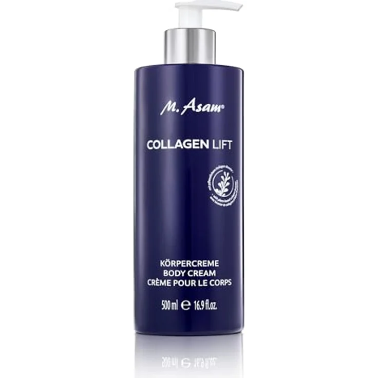 M. Asam Collagen Lift Körpercreme XXL (500ml) - Intensiv pflegende Körpercreme mit pflanzlichem Kollagen-Booster für verbesserte Spannkraft & Elastizität – Bild 1