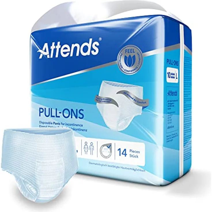 Attends Pull-Ons 10 L Einmalhosen (1x14 Stück)