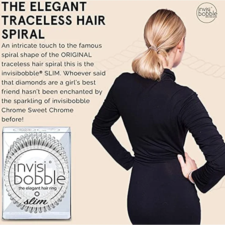 invisibobble SLIM Chrome Sweet Chrome, 3 Stück – Bild 2