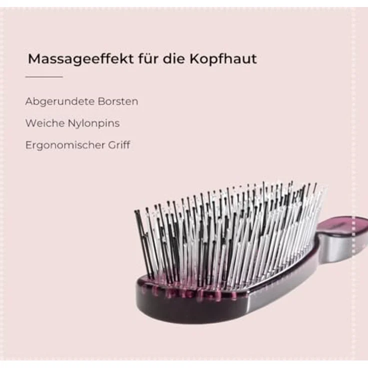 Hercules Sägemann Scalp Brush Piccolo brombeer 8101 – Bild 3
