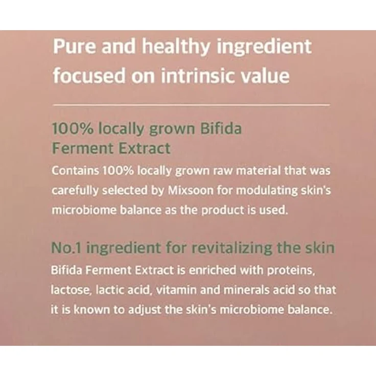 Mixsoon Bifida Ferment Essenz 3,38 fl oz / 100 ml, Natürliches Nachtpflege-Serum zur Hautrevitalisierung – Bild 4
