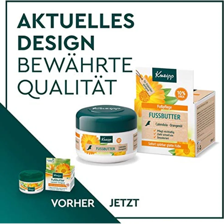 Kneipp Fußbutter Calendula - Orangenöl Fußcreme 100 ml – Bild 2