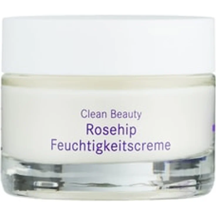 i+m Naturkosmetik Clean Beauty Rosehip Feuchtigkeitscreme, Vegane Gesichtspflege mit Hagebuttenkernöl und Hyaluron, 50 ml