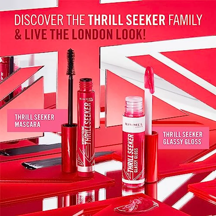Rimmel Thrill Seeker Glassy Gloss Lipgloss, voluminisierend, Farbton 600 Berry Glace, 10 ml – Bild 9