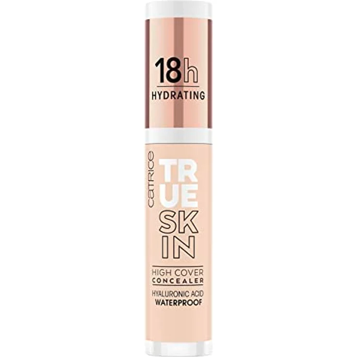Catrice True Skin High Cover Concealer, Nr. 002, Nude, Anti-Pickel, feuchtigkeitsspendend, natürlich, für trockene Haut, vegan, ölfrei, wasserfest, ohne Alkohol, 1er Pack (4.5ml) – Bild 2