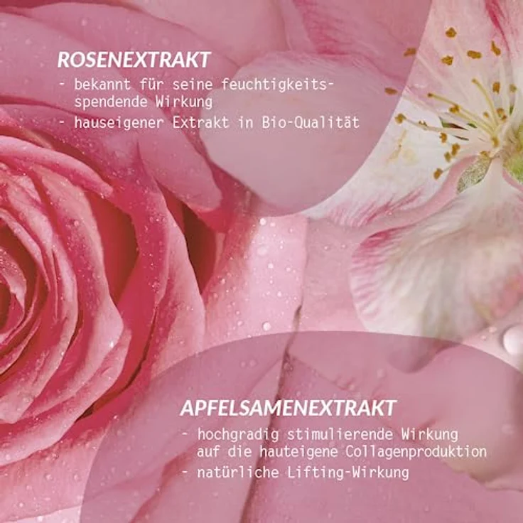 LOGONA [moisture lift] Straffende Serum-In Augencreme, reduzierte Linien & Falten, 15 ml für normale & trockene Haut – Bild 6