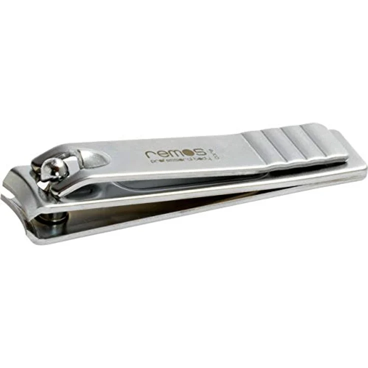 remos professional body care REMOS Nagelknipser für Fingernägel, gebogene Klinge aus gehärtetem Stahl, 6 cm, stylisches Design mit optimalem Halt – Bild 1