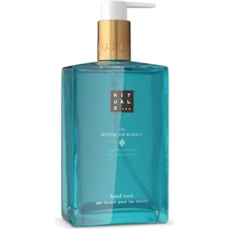 RITUALS The Ritual Of Karma Hand Wash, seifenfreie Handseife mit blumigem Duft nach Lotusblüte und weißem Tee, 300 ml
