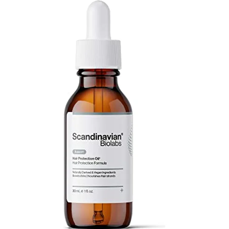 Scandinavian Biolabs Hair Protection Oil, Heat Protection Hair Styling Oil for Dry Hair 30 ml