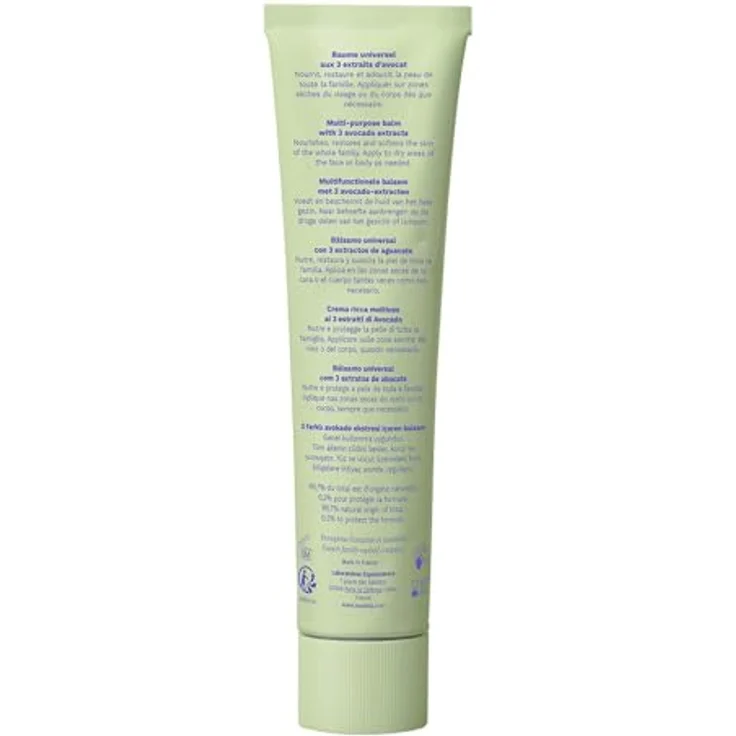 Mustela Bio Universal Balsam, Körpercreme 75 ml, vegan, parfümfrei, für alle Hauttypen – Bild 3