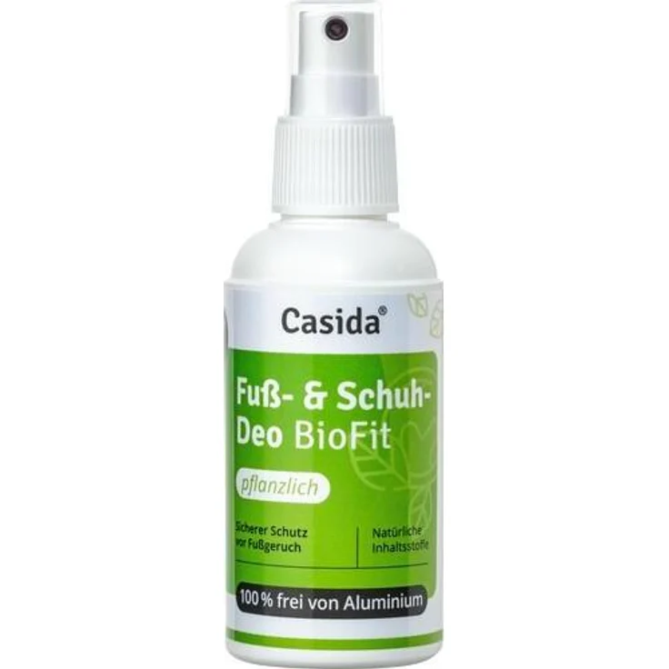 Casida Fußspray BioFit, 100 ml pflanzliche Lösung gegen Fußgeruch