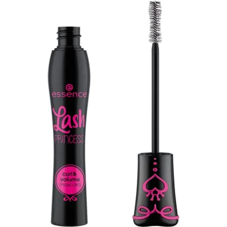 essence Lash PRINCESS curl & volume mascara, Schwarz, volumengebend, schwunggebend, sofortiges Ergebnis, intensiv, vegan, ohne Mikroplastikpartikel, Nanopartikel frei, ohne Parfüm, 3er Pack (3x12ml) – Bild 2