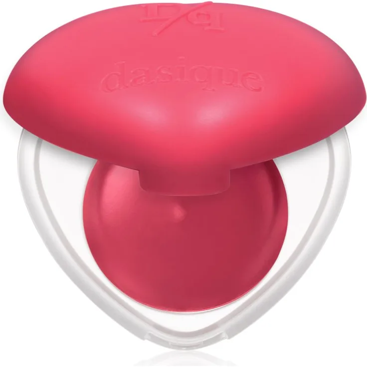 Dasique Souffle Color Pot, multifunktionelles Make-up für Gesicht und Lippen in Farbton 14 Coldest Plum, 6.5 g mit Pinselchen