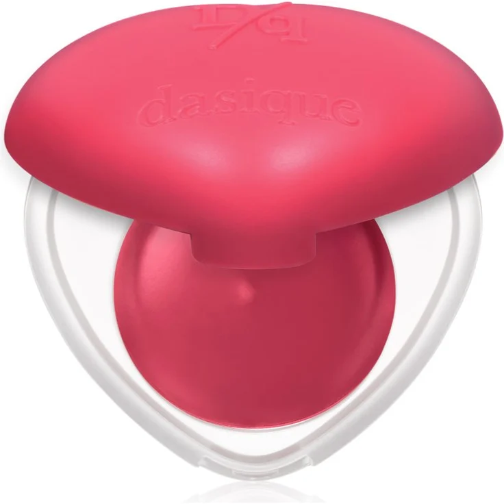Dasique Souffle Color Pot, multifunktionelles Make-up für Gesicht und Lippen in Farbton 14 Coldest Plum, 6.5 g mit Pinselchen