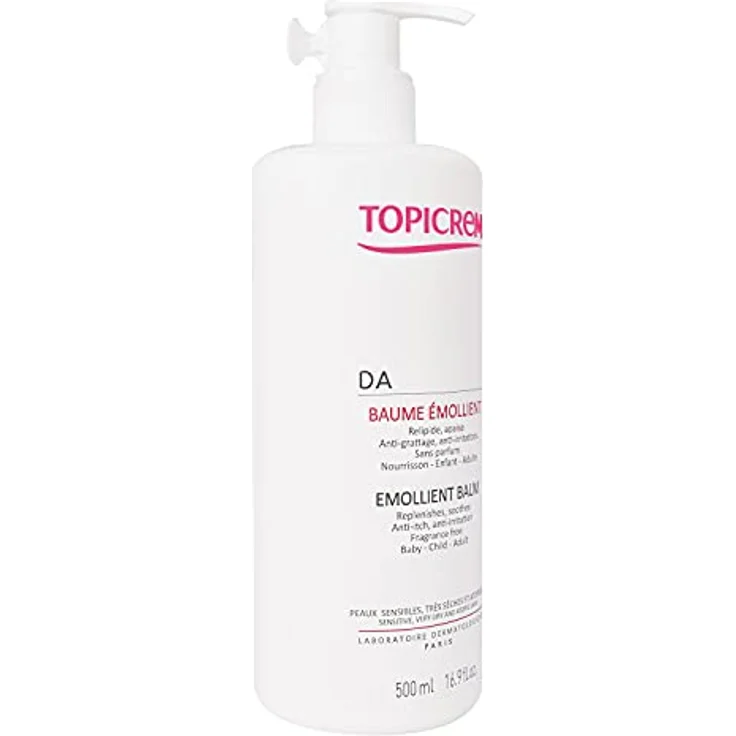 Topicrem DA Emollient Balm Weichmachender Körperbalsam für atopische Haut 500 ml  – Bild 2
