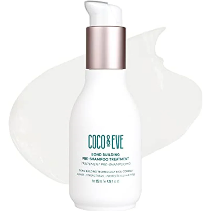 Coco & Eve Bond Building Pre-Shampoo Behandlung | Trockene Haarreparatur | Reparatur von Haarschäden | Hilft bei Haarbruch (125 ml) – Bild 1