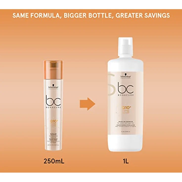Schwarzkopf Bonacure Time Restore Micellar Shampoo 1000 ml – Bild 4
