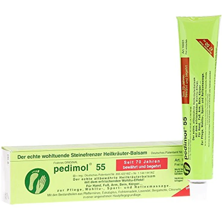 Axisis GmbH PEDIMOL, 50 ml Fußpflege mit Menthol, Eukalyptus und Lavendelöl – Bild 1