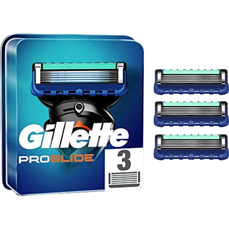 Gillette ProGlide Systemklingen 5 Anti-Irritations-Klingen 3 Stück – Bild 2