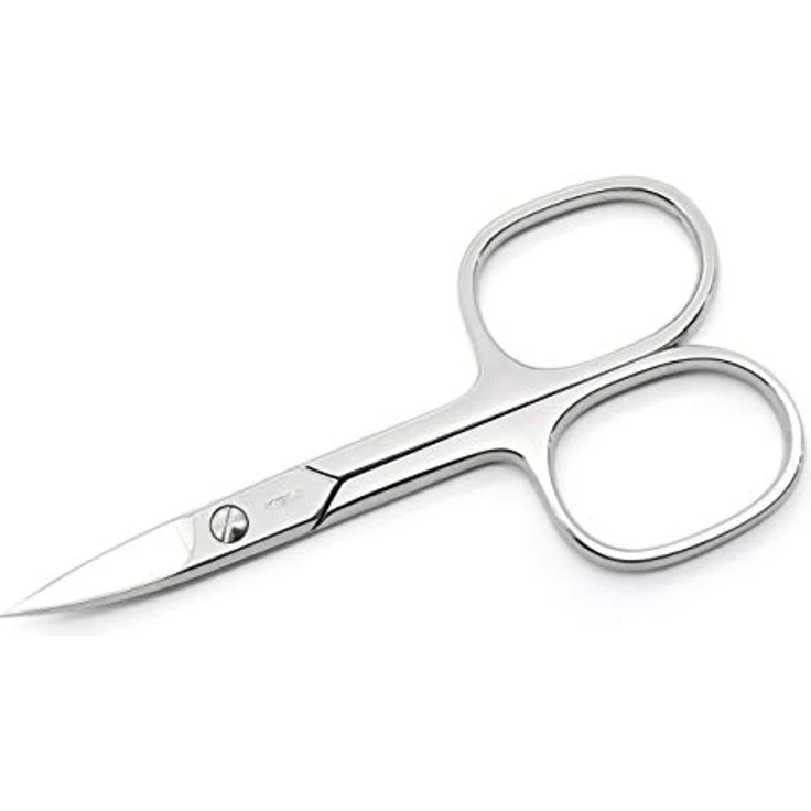 remos professional body care REMOS Nagelschere, 9.5 cm aus gehärtetem Stahl, ergonomische gebogene Klinge, für präzisen Schnitt von Fingernägeln und Fußnägeln – Bild 1