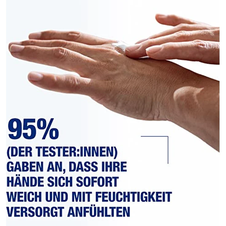 Neutrogena Handcreme konzentriert parfümiert (50ml), beruhigende Feuchtigkeitscreme mit 40% Glycerin + Vitamin E bei extrem trockenen, rissigen Händen – Bild 5
