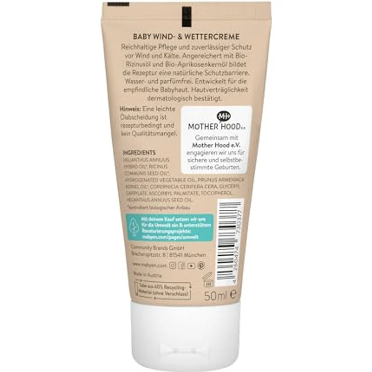 MABYEN Baby Care Wind- & Wettercreme Babygesichtscreme 50 ml – Bild 8