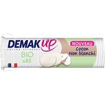 Demak'Up Bio-Wattepads zum Abschminken – Gesicht und Augen – 100% natürliche, biologische und nicht gebleichte Baumwollfasern – GOTS-zertifiziert – 85 Stück